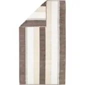 Cawö Douchelaken Noblesse Stripes Walnut (80 x 150 cm)
