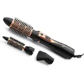 Arzum Volume Pro Hot Air Styler AR5063-0100 | Zwart/koper - 1200W - Keramische borstels - Ionen technologie - Cool shot functie