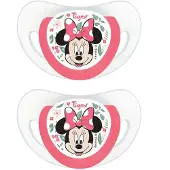 Tigex fopspen, 2 stuks, Disney baby- Minnie- roze 6-18 maanden