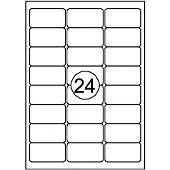 Quantore Etiket 63.5x33.9mm 2400 stuks - 2 stuks