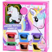 Playgo Play eenhoorn kleiset - fantasie klei speelgoed set met 6 potjes.