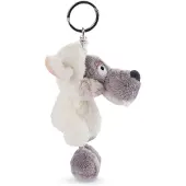 Nici glubschis pluchen sleutelhanger wolf ulvy, 10cm