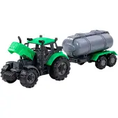 Cavallino Toys Tractor met Tankwagen Groen, Schaal 1:32