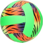Merkloos Volleybal Tijgerprint Maat 5 Multi multi Neopreen Volleybal