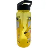 Pokémon Pikachu Drinkfles geel - 600 ml. Met drinktuit