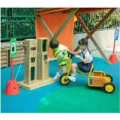 Classic World Houten Outdoor Speel Tankstation