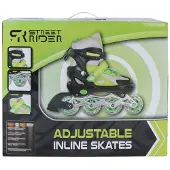 Coppens Street Rider inline skates groen/zwart verstelbaar 37-40 |