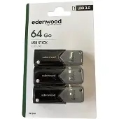 EDENWOOD Usb-stick 64gb ( 3 Stuks)