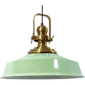 Bamyum Plafondlampen Metaal E27 Hanglamp Armatuur Lichtkap Industriële Retro Lampenkap - Muntgroen