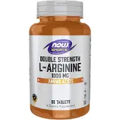 Now L-Arginine 1000 mg, Double Dose (60 Tabletten) - aminozuur, l-arginine - l-arginine - l-arginine
