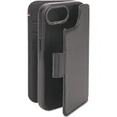 Decoded Siliconen 2 In 1 Wallet iPhone 17e / 16e Hoesje Zwart