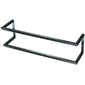 Qisani Handdoekhouder Flow Geborsteld Gun Metal