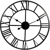 Clayre & Eef Wandklok Ø 60 cm metaal rond muurklok