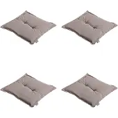 Madison zitkussen panama jute ca. set van 4