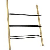 QUVIO Schoenenrek - 3 laags - Hout - Metaal