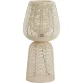 Light & Living tafellamp Ø24x54 cm aboso crème
