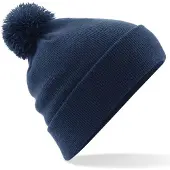 Beechfield Originele Pom Pom muts (Franse marine)