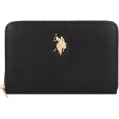 U.S. POLO ASSN. Portemonnee Jones Zip Wallet Black Zwart