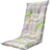 Madison Tuinstoelkussen Tess Purple Hoge Rug (123 x 50 cm)