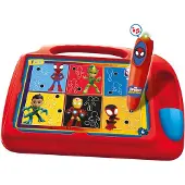 Clementoni - Spidey Travel Quiz - Educatief Spel - Met Interactieve Pen - Het Leerzame Schoencadeautje - 180 Educatieve Quizzen - 4-6 jaar