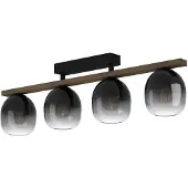 Eglo Filago Plafondlamp - E27 - 88 cm - Zwart/Bruin