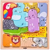 Woody Puzzel - Dieren - 11st - 2+