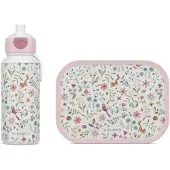 Mepal Lunchset (pop-up fles & lunchbox) Campus Little Dutch - 400 + 750 ml - Broodtrommel en Drinkbeker voor kinderen - Bento box - Pop-up drinkfles - Fairy Wonders