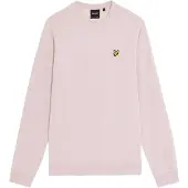 Lyle & Scott Gemêleerde Crew Neck Sweater - Verbleekte Roze