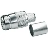 Telegärtner Telegrtner J01021A0145 N-Straight jack krimp voor RG-214/U