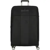 Piquadro Brief 4 wielen Trolley 78 cm met uitbreidingsplooi zwart