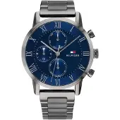 Tommy Hilfiger 1791456 Kane Blauw Wijzerplaat Herenhorloge