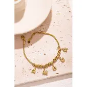 Yehwang AMOUR Armband - Stainless Steel - Gold Plating