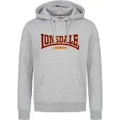 Lonsdale Sweatshirt 'Classic' geel / grijs / zwart