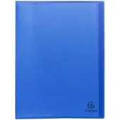 Exacompta 15x Showmap in halfharde gerecyclede PP Opak 80 zichten - A4 - Lichtblauw - 78542E
