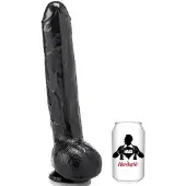 Hardastic XL Dildo Brady - Zwart