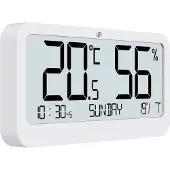 Equivera Huisthermometer - Kamerthermometer - Binnenshuis - Digitale Thermometer - Hygrometer