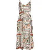 Apricot Jurk gemengde kleuren