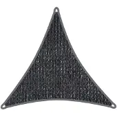 Coolaroo schaduwdoek driehoek 6,5x6,5x6,5m Grafiet | 340gr/m2