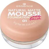 Essence NATURAL MATTE MOUSSE FOUNDATION Foundationmousse 16 g Nr. 01