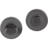 Differnz Rozet Signature - Rond - Gun Metal - Diam. 52mm - 2 Stuks