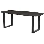 Rousseau Tafel 'isabella' 200 cm u-poot ovaal mango hout