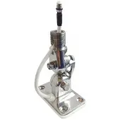 Glomex Stainless Steel 4 Way Ratched Mount Support Zilver
