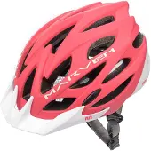 Meteor - Fietshelm - Marven M 55-58 cm koraal/wit