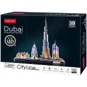 Cubic 3D Puzzel - Dubai LED (182 stukjes)
