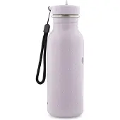 Trixie Baby Drinkfles - Mrs. Mouse - RVS Waterfles voor kinderen - 500ml - Lekvrije Fles - Violet - Muis