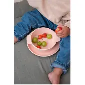 Trixie Siliconen Kom Mrs. Rabbit - Kinderservies - 100% Food Grade silicone -Vaatwas en Microgolf bestendig - Konijn