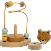 Trixie Houten Kralenframe - Mr. Tiger - Houten Bead Maze - Educatief speelgoed - Voor Jongens & Meisjes - Tijger