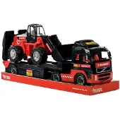 Cavallino Toys Cavallino Mammoet Vrachtwagen met Aanhanger en Graafmachine