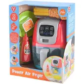 Play Airfryer speelgoedset - interactieve keuken speelset 13-delig.