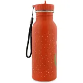 Trixie Drinkfles - Mr. Parrot - RVS Waterfles voor kinderen - 500ml - Lekvrije Fles - Rood - Papegaai